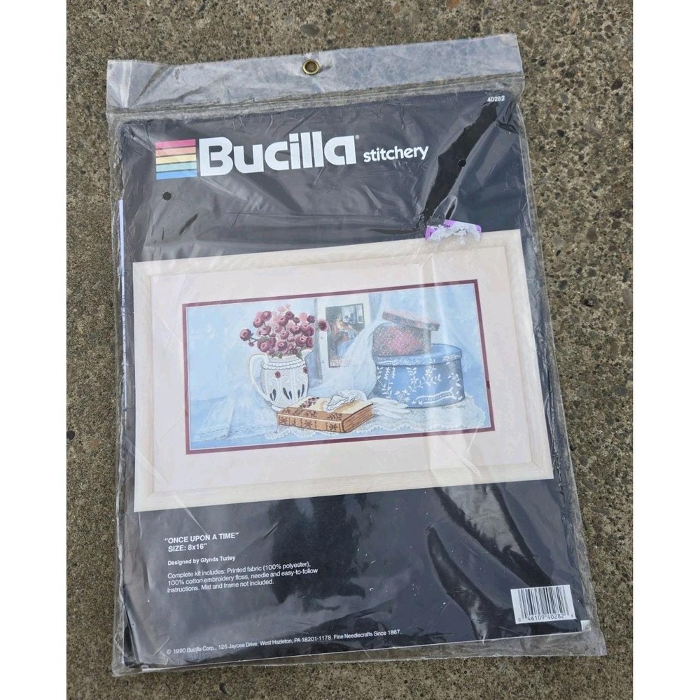 Bucilla Stitchery Cross Stitch Once Upon A Time 40282 Kit New Never Opened
